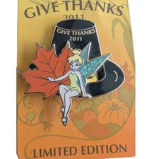 Disney's Tinker Bell, GIVE THANKS, Thanksgiving LE Pin 
