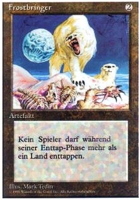 RUSH FRANCAIS Winterkugel Played MTG Magic FWB