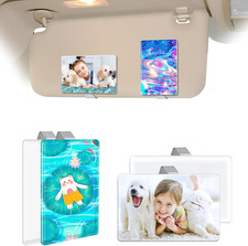 10 Pack Car Visor Photo Clip for Sublimation Blanks, Acrylic Sublimation Car Pic