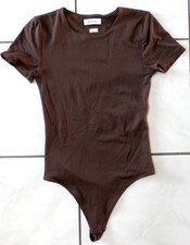 Aritzia Babaton Original Contour Vivacity Crew Bodysuit Size S brown i478