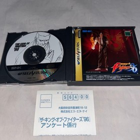 The King of Fighters Best Collection W/RAM KOF 96 97 Sega Saturn SS Japan Tested
