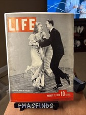 CN 1938 FRED ASTAIRE GINGER ROGERS Aug 22 LIFE MAGAZINE 