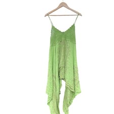 Small Diva Collection Green Boho Maxi Dress Y2K