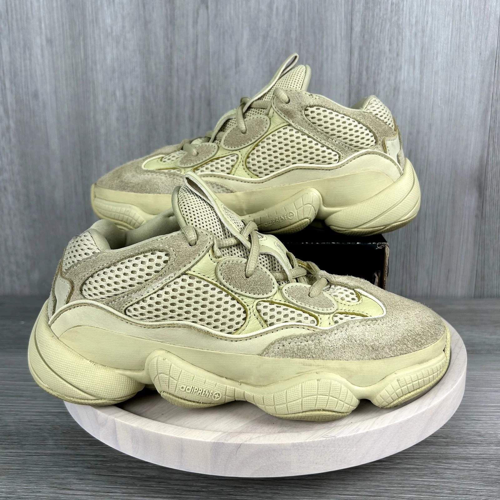 Scarpe da ginnastica Adidas Yeezy 500 Super Moon Yellow da uomo taglia 5 DB2966 Chunky