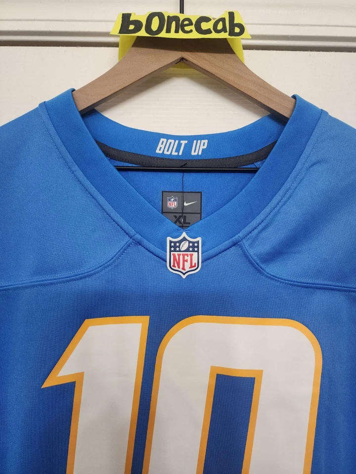 Camiseta Chargers XL Los Angeles Justin Herbert LA Nike Juego Auténtica NUEVA Para Hombre Foto 3 de 4