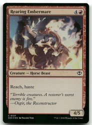 Rearing Embermare - Foil - Common - #127 - Secrets of Strixhaven MTG