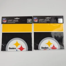 2 Pittsburgh Steelers NFL Football Sports Banquet Birthday Party Favor Loot Bags