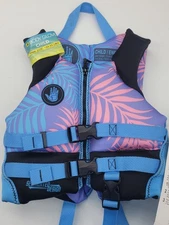 Body Glove PFD Life vest Youth Child girls 33-55 pounds, purple pink Palm NEW