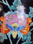 VINTAGE ORIENTAL FAMILLE NOIR STYLE HAND PAINTING LARGE VASE — photo 5