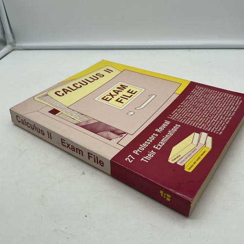 Calculaus I & II Exam File - Professors Reveal Examinations Engineering Press - Picture 12 of 20