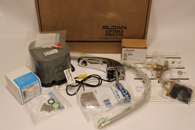 Sloan 3365266BT - ETF610-4-BDT Optima Sensor Operated Electronic Faucet - Chrome