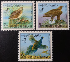 TIMBRES d' AFGHANISTAN - OISEAUX N°926/928 NEUF ** LUXE MNH