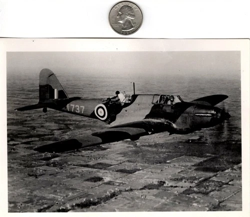WW2 WWII RAF British Royal Air Force Military Press Photo Fairey Battle Plane