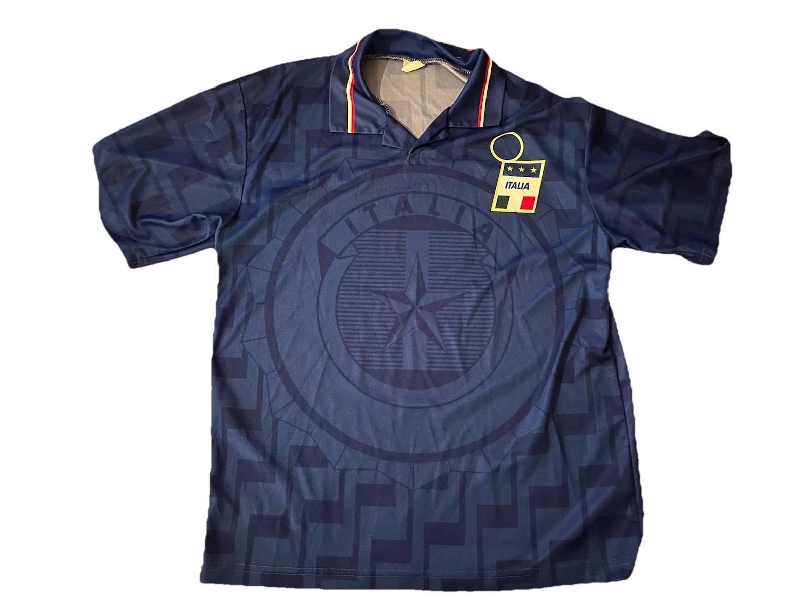 Italia Italy soccer Football Shirt jersey Mens Sm-med Vintage VG soft terrific