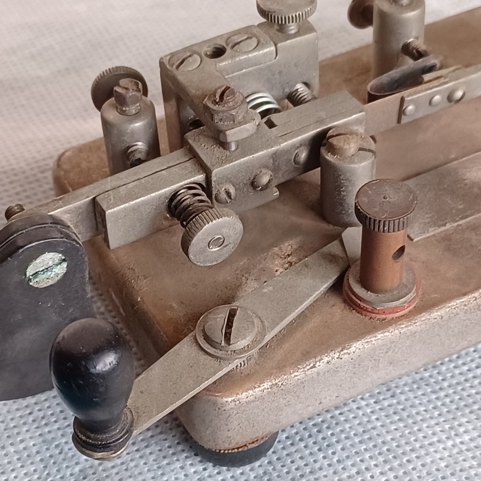 1920’s Ultimate Transmitter Company 73 Telegraph Bug Key ~ Antique | eBay