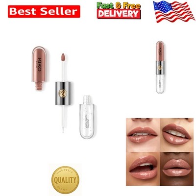 KIKO Milano Double Touch Lipstick - Comfortable, Stain Resistant Formula
