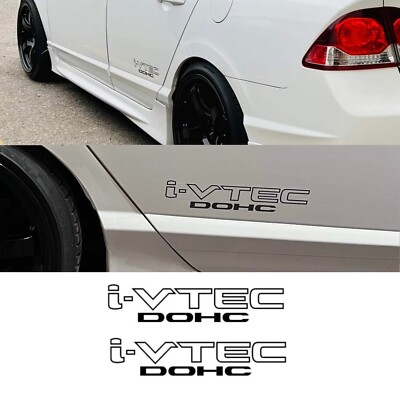 #ad i Vtec Sticker ivtec Decal Acura RSX Honda Civic Si Type R Vinyl OEM 2.4quot; x 11.quot; $22.99