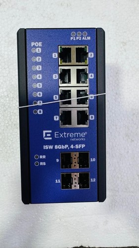 Extreme Networks ISW 8GBP, 4-SFP Industrial Ethernet Switch 16804 - Picture 3 of 5