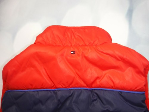 TOMMY HILFIGER Boys Youht TWO Vest Navy Red White Size XS - Picture 5 of 7