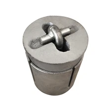 KATOOL 2 Pcs Floor Anchor Pot Auto Frame Machines and Pulling Posts