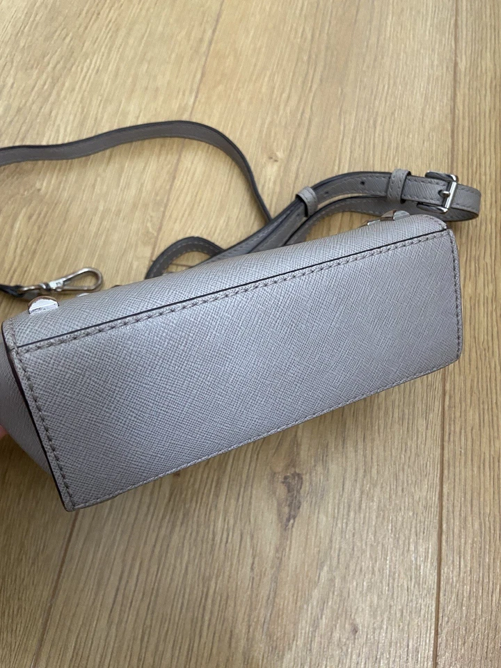 Michael Kors Mini Selma Grey Leather Studded Shoulder Bag - Image 4 of 4