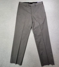 Croft & Barrow Pants Mens 33x32 Gray Classic Fit True Comfort Stretch NWT