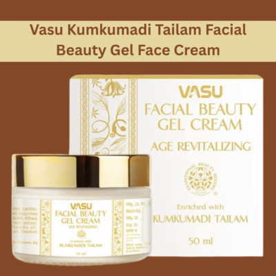 Vasu Kumkumadi Tailam Facial Beauty Gel Face Cream for Improves Skin - 50 ml