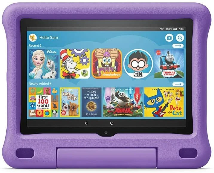 All-new Fire HD 8 Kids Edition Tablet 8" HD 32GB w/ Kid-Proof Case Blue/Pink/Pur - Image 3 of 4