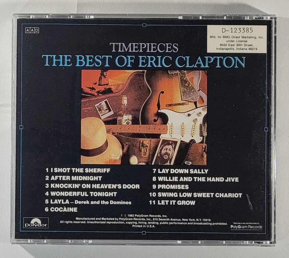 Eric Clapton - Time Pieces - The Best of Eric Clapton [Used CD] [B] - Image 4 of 4