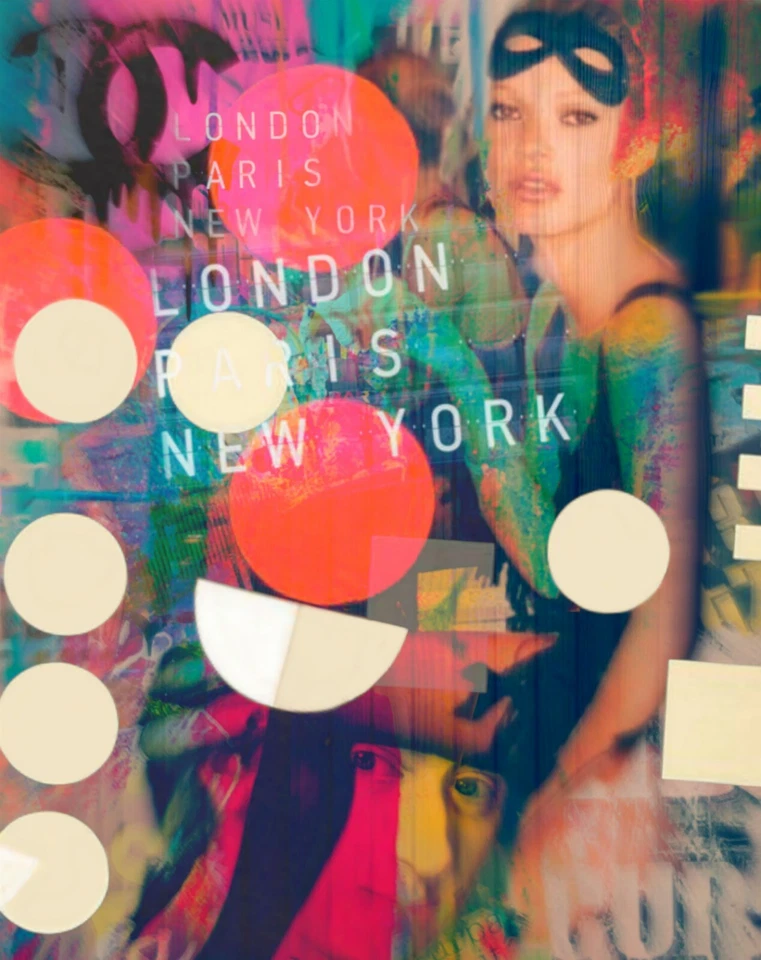 Motiv Kate Moss Fashion 100x130cm XXL Acrylglas XT PopArt/StreetArt/Modern/Loft - Bild 2 von 4