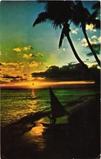 Hawaii Sunkissed Beaches and Waving Coconut Palms Postcard