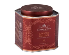 HRP Harney & Sons 30 ct Gift Tin AFRICAN AUTUMN Rooibos Herbal Tea Sachets