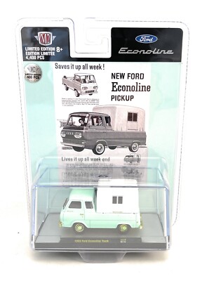M2 Machines 1:64 Hobby Exc. 1965 Ford Econoline W/ Camper Shell