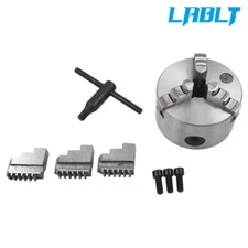 LABLT K11-100 3-Jaw 4" Self Centering Lathe Chuck For Drilling Milling Machine