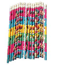 Brightly Colored Lot of 16 count Minnie Mouse 2 Pencils BRAND NEW - FREE SHIP