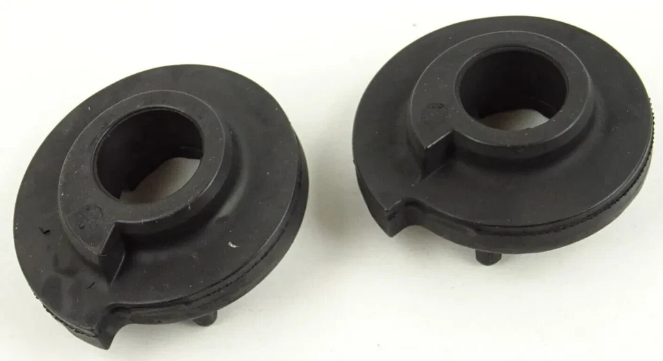 Placa de montaje de resorte de goma inferior trasera 2 piezas GENUINA 4M0512297B Audi / Volkswagen Foto 4 de 4