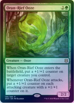 mtg magic Oran-Rief Ooze FOIL ENGLISH Limon d'Oran-Rief zendikar
