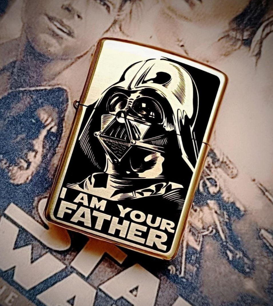Zippo Lighter Darth Vader Star Wars Armor Rare Engraving New in
