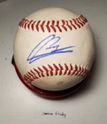 Autographed Baseball game used CAMERON CAULEY Texas Rangers