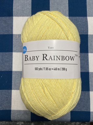 Loops & Threads Baby Rainbow Yarn Color Light Yellow