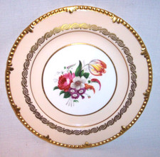Paragon Golden Harvest Style #2737  Cabinet Plate 8 1/4" SALAD Luncheon Floral