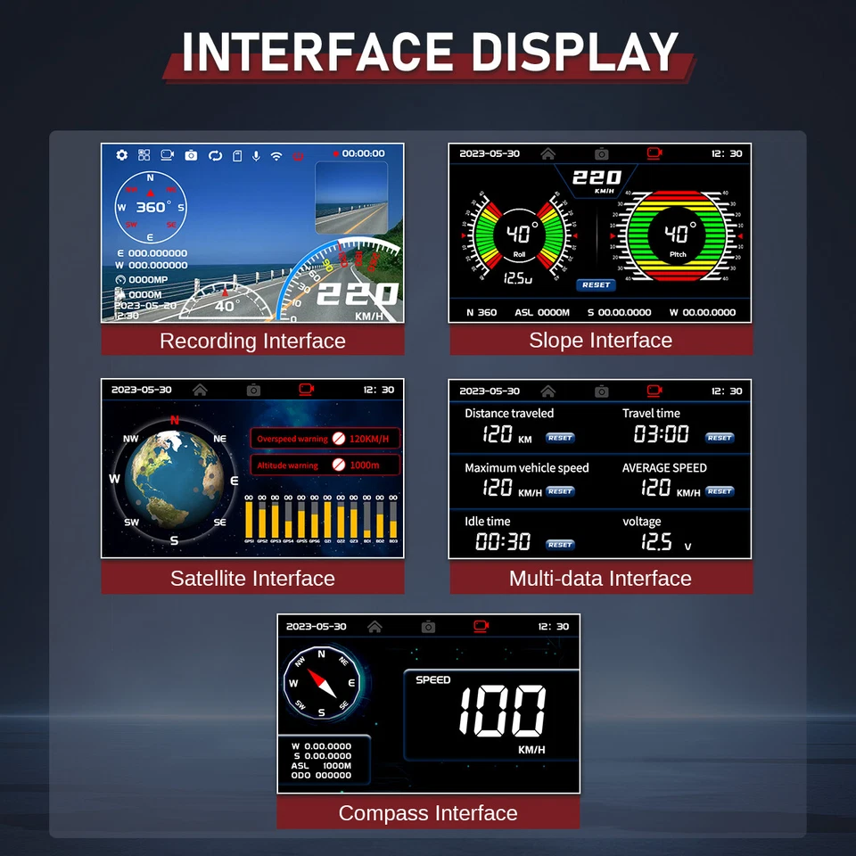 Motorcycle Dash Cam 1080P Front Rear Camera Loop Recording Parking Mode IP67 - Image 4 of 4