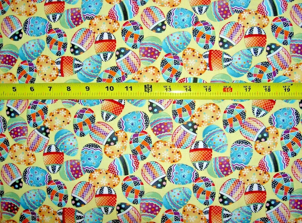 Huevos lanzados divertidos de Pascua 2570/44 tela de vidrio Henry de algodón duradero Foto 2 de 2