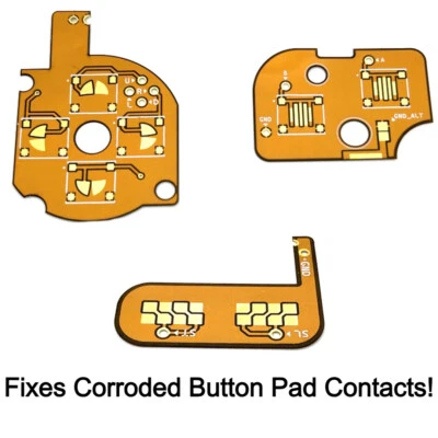 Nintendo Game Boy Color Full Button Contact Board Kit *FIXES CORROSION*
