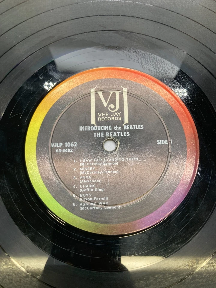 The Beatles Introducing... The Beatles Vinyl LP 1964 Vee Jay Record VJLP-1062 - Image 2 of 4