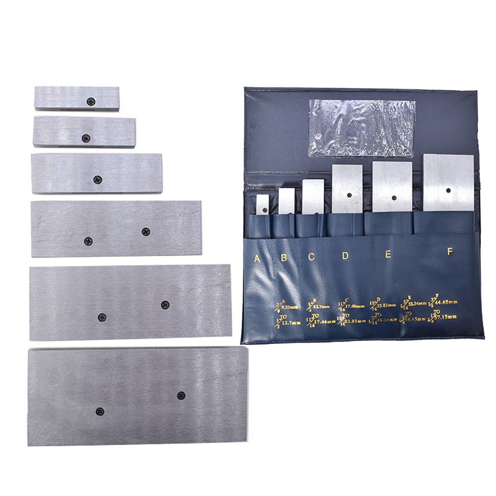 6Pcs Adjustable Parallel Set 3/8" - 2-1/4" From USA