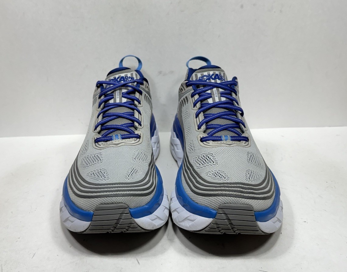 Hoka One One Bondi 6 Vapor Blue Frost Grey Mens Sz 12.5  display picture 2