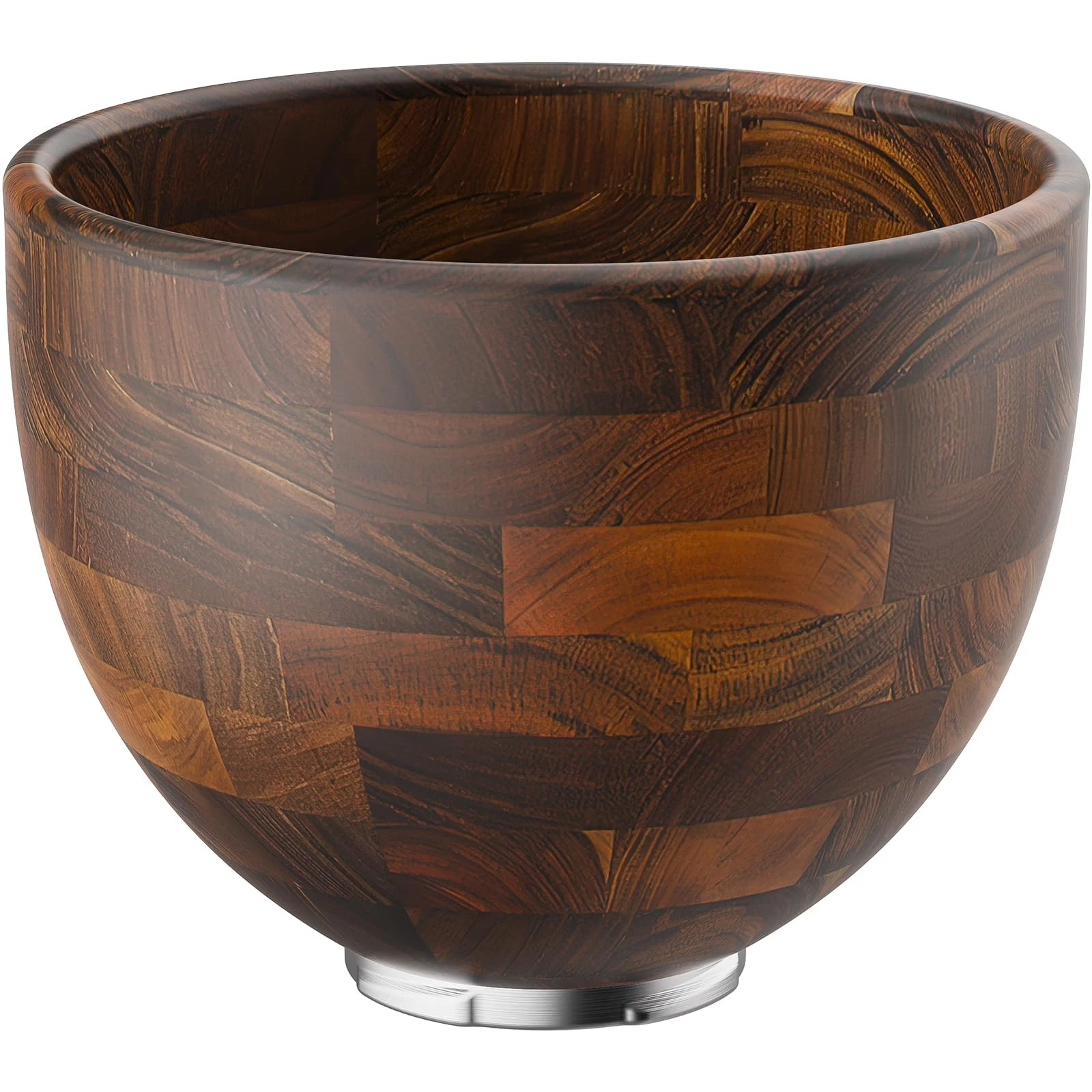 Premium Wood Mixing Bowl, Compatible with 4.5-5 Qt Tilt-Head Stand Mixers, Na...