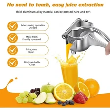 Heavy Duty Metal Manual Juicer Fruit Juice Squeezer for Pressing Lemons Oranges