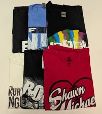 6 Men Size 3XL WWE T-shirts | Cena Orton Undertaker The Rock Lot 1